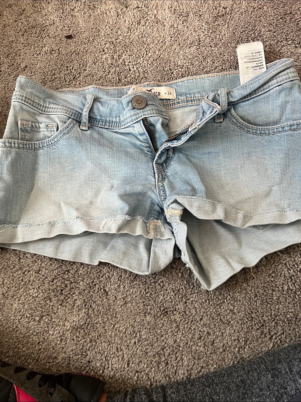 Hollister Women's Denim Jean Shorts Waist 24